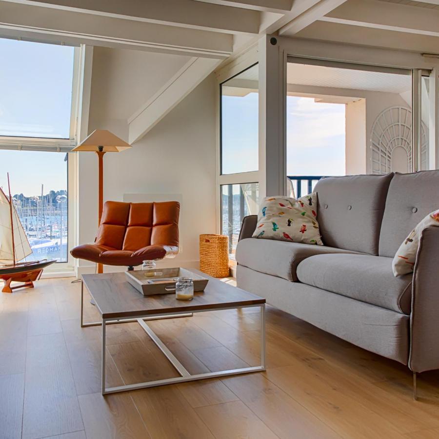 Les Balcons de La Trinité - Vue sur mer et le port Exterior foto